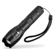 Portable Mini Flashlight LED ZOOM Torch Hunting Zoomable Flashlight Torch Light