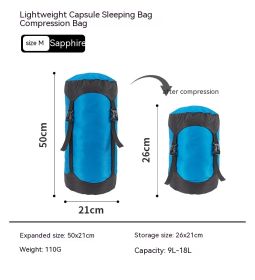 Down Compression Outdoor Storage Bag (Option: Sapphire Blue M Code)