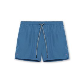 Muscle Workout Summer Sports Casual Basketball Men's Running Training Wear Shorts (Option: Light Plate Light Blue-L)