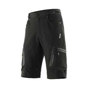 Outdoor Mountaineering Downhill Off Road Mountain Bike Five Point Cycling Shorts (Option: Black-Asian Size XXXL)