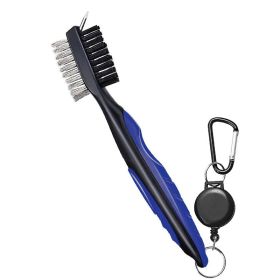 Golf Club Cleaning Brush With Protector (Color: Black)