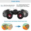 Portable HD Binoculars with FMC Lens Low Light Night Vision Telescope for Bird Watching Hunting Sports Events