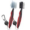 Golf Club Cleaning Brush With Protector