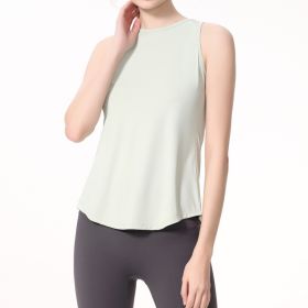 Women's Sportswear Yoga Workout Vest Slimming Back-shaping Running (Option: Fruit Green-L)